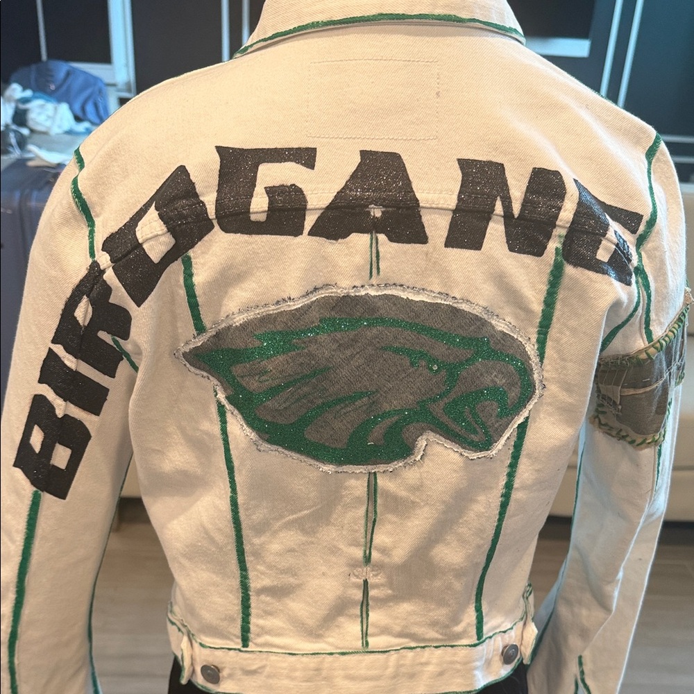 @tif_in_tucson custom eagles bird gang Jacket